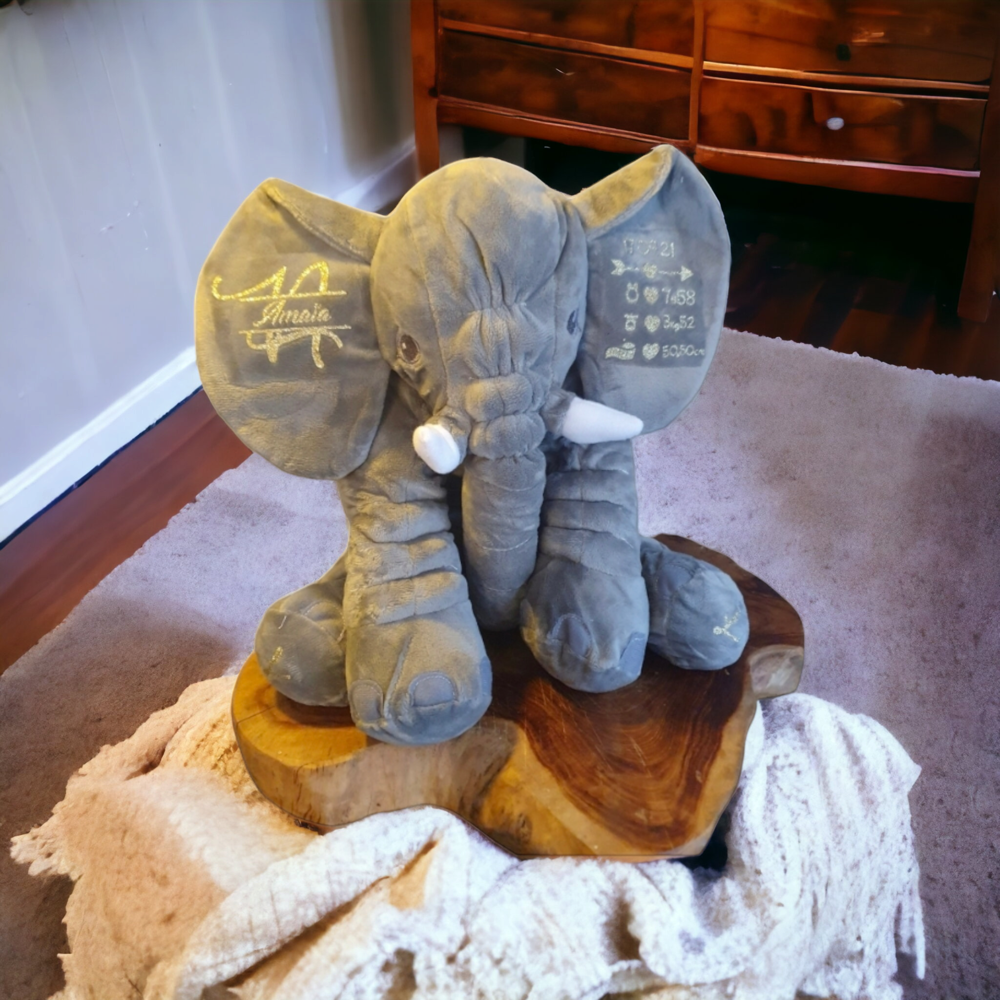 Peluche personnalisée Eléphant de 30 cm – Image 4