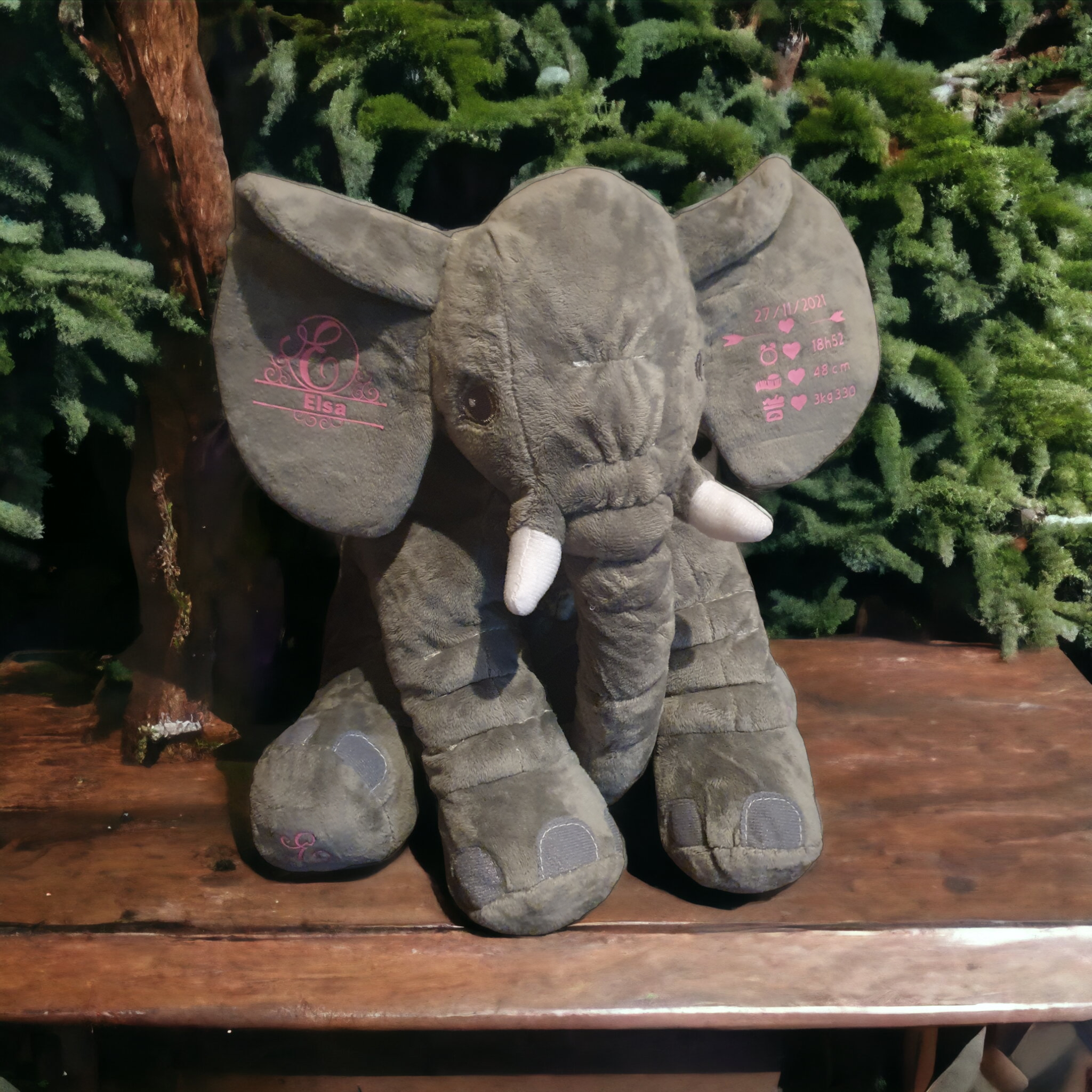 Peluche personnalisée Eléphant de 30 cm – Image 3